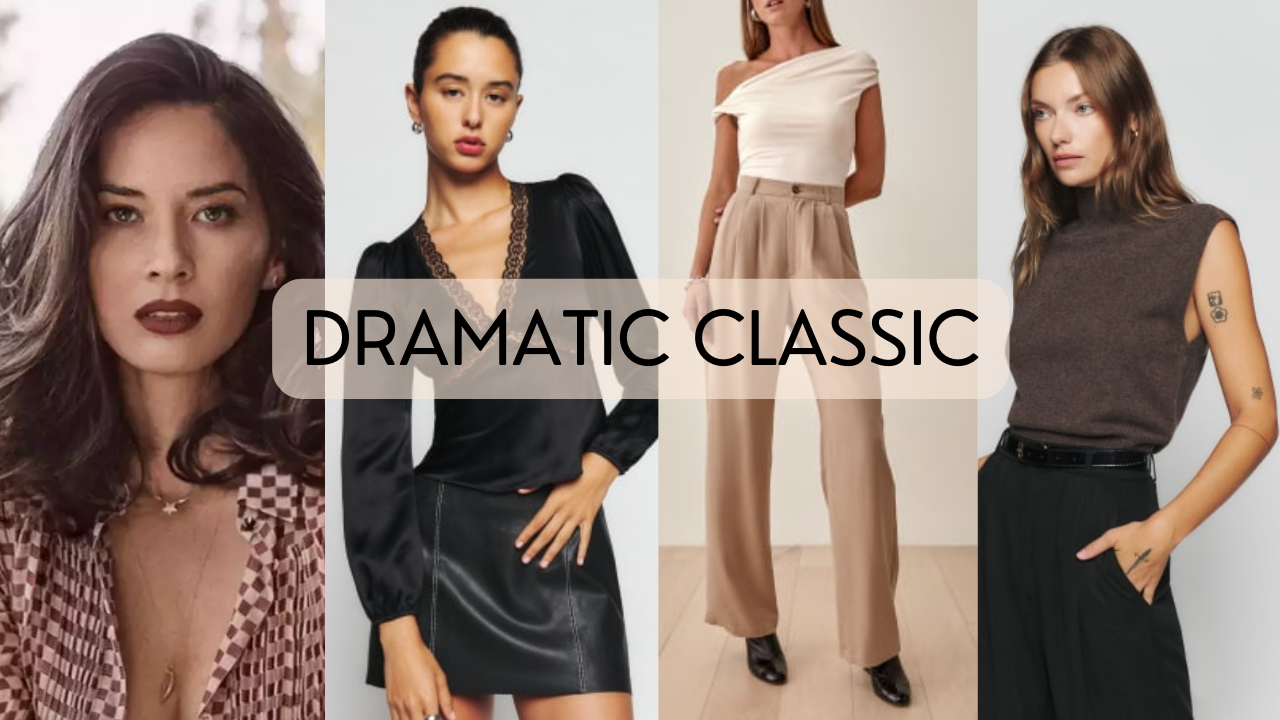 The Dramatic Classic Kibbe Body Type: The Most Complete Guide - Our Fashion  Garden